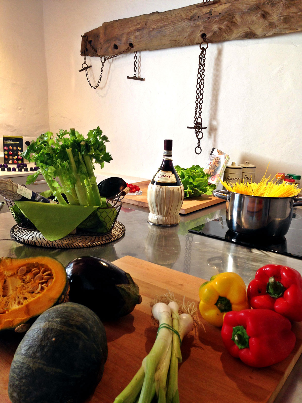 Cucina villa LisiDor nel Chianti