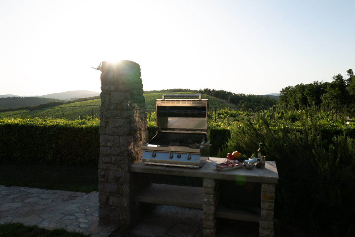 Barbecue esterno, villa LisiDor, Toscana